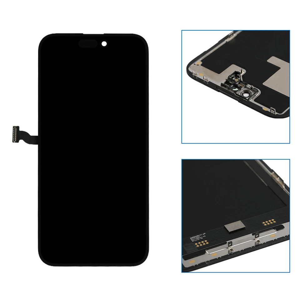 Lote de pantalla táctil LCD para iPhone XS XR 11 12 13 14 15 Pro Max 16 Plus OEM Foto 4 de 4