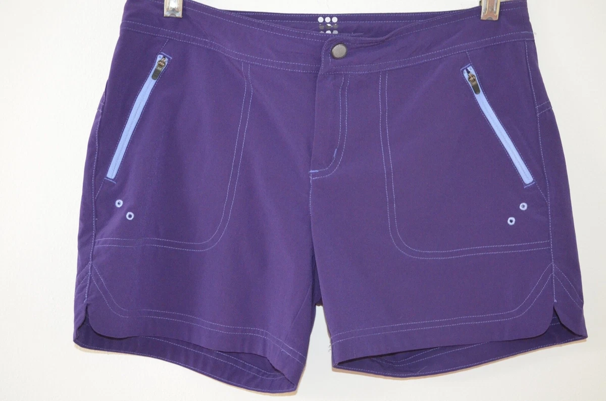 Title Nine Purple 86 Polyester 14 Spandex Athletic Shorts Size 4