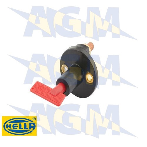 Genuine Hella Battery Master/Isolator Switch with Removable Key 6EK 002