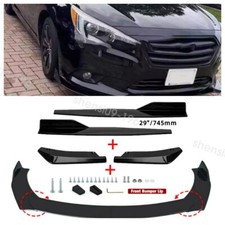 For Subaru Legacy 2009-2021 Front Bumper Spoiler Body Kitside Skirtrear Lip Us