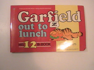 1st/1st 1986 GARFIELD OUT TO LUNCH  Jim Davis Paperback