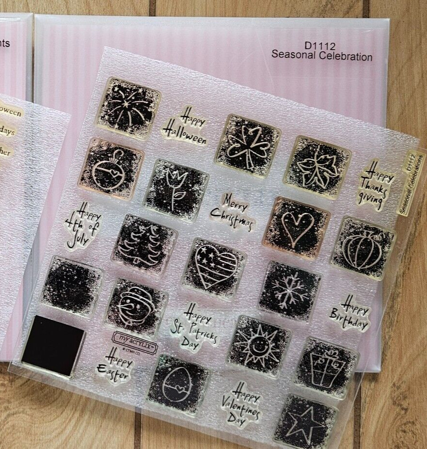 Close to my Heart - My Acrylix Clear Polymer Stamp sets - you choose!