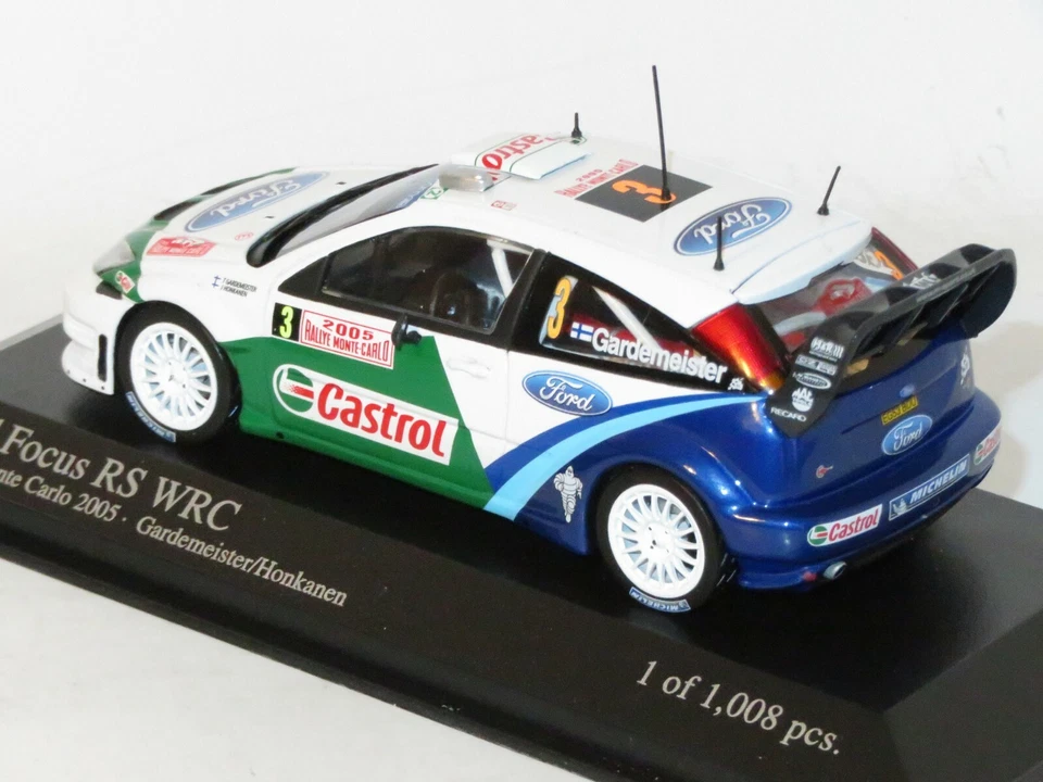 1/43 Ford Focus RS WRC Castrol Rally Monte Carlo 2005 #3 T.Gardemeister - Image 3 of 4