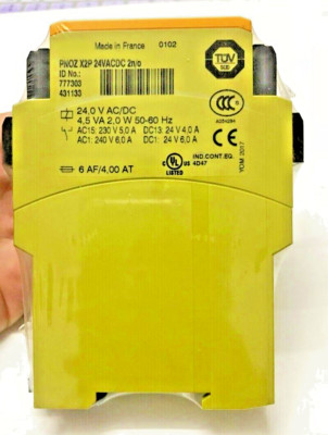 NEU PILZ PNOZ X2P 24VACDC 2n/o 777303