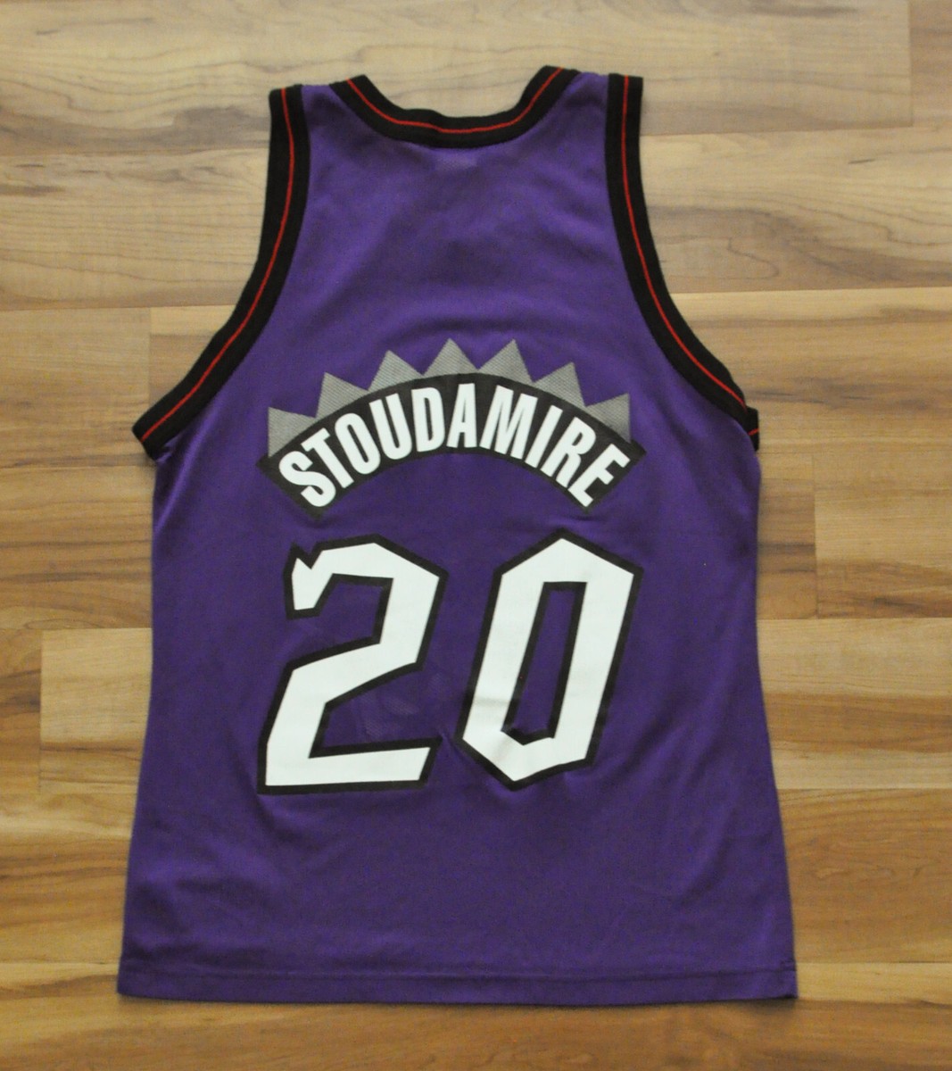 NBA チャンピオン　Raptors Stoudamire 20 ジャージ 紫 Damon Stoudamire #20 Toronto Raptors Champion Jersey NBA