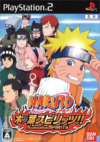USED PS2 PlayStation 2 NARUTO Konoha Spirits!! 91407 JAPAN IMPORT