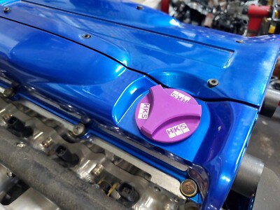 HKS Purple Oil Filler Cap For Nissan Silvia SR20DET 90s Rare