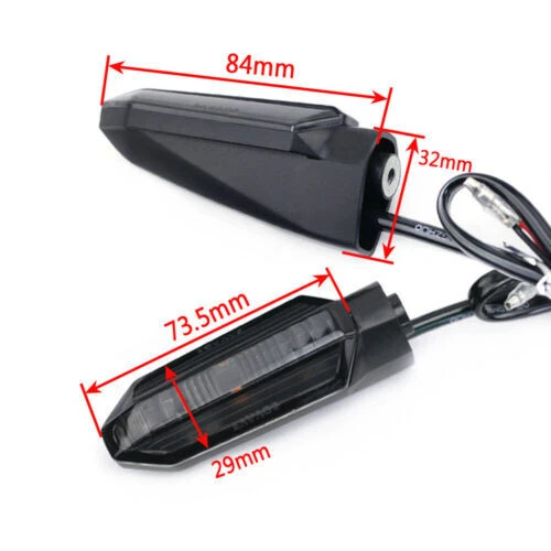 Indicador de luz de señal de giro LED apto para HONDA CB500F CB125/250/300/650R NC750X Foto 2 de 4