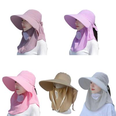 Fishing Hat Folding Sun Hat UV Protection Adjust For Men Women Hiking Garde C9D9