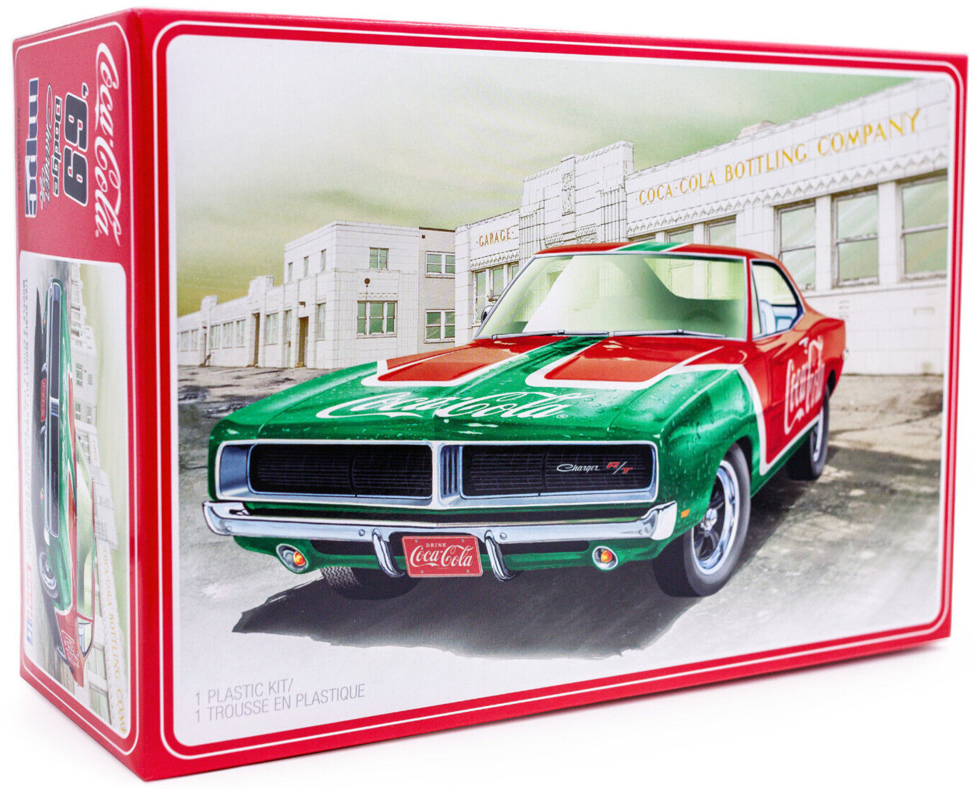 MPC Coca-Cola 1969 Dodge Charger R/T в масштабе 1:25 Пластиковая модель автомобиля в комплекте 919