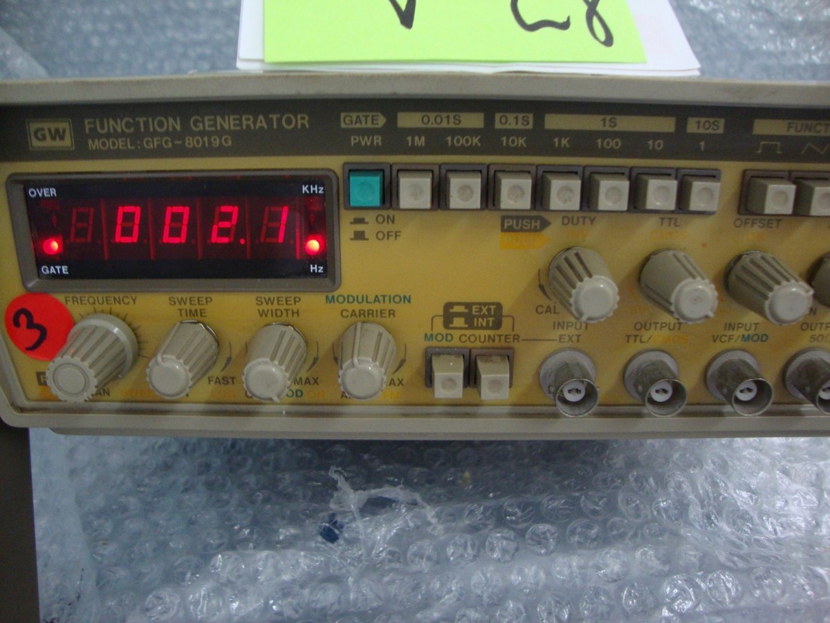 GW Instek GFG-8019G Sweep Function Generator | eBay