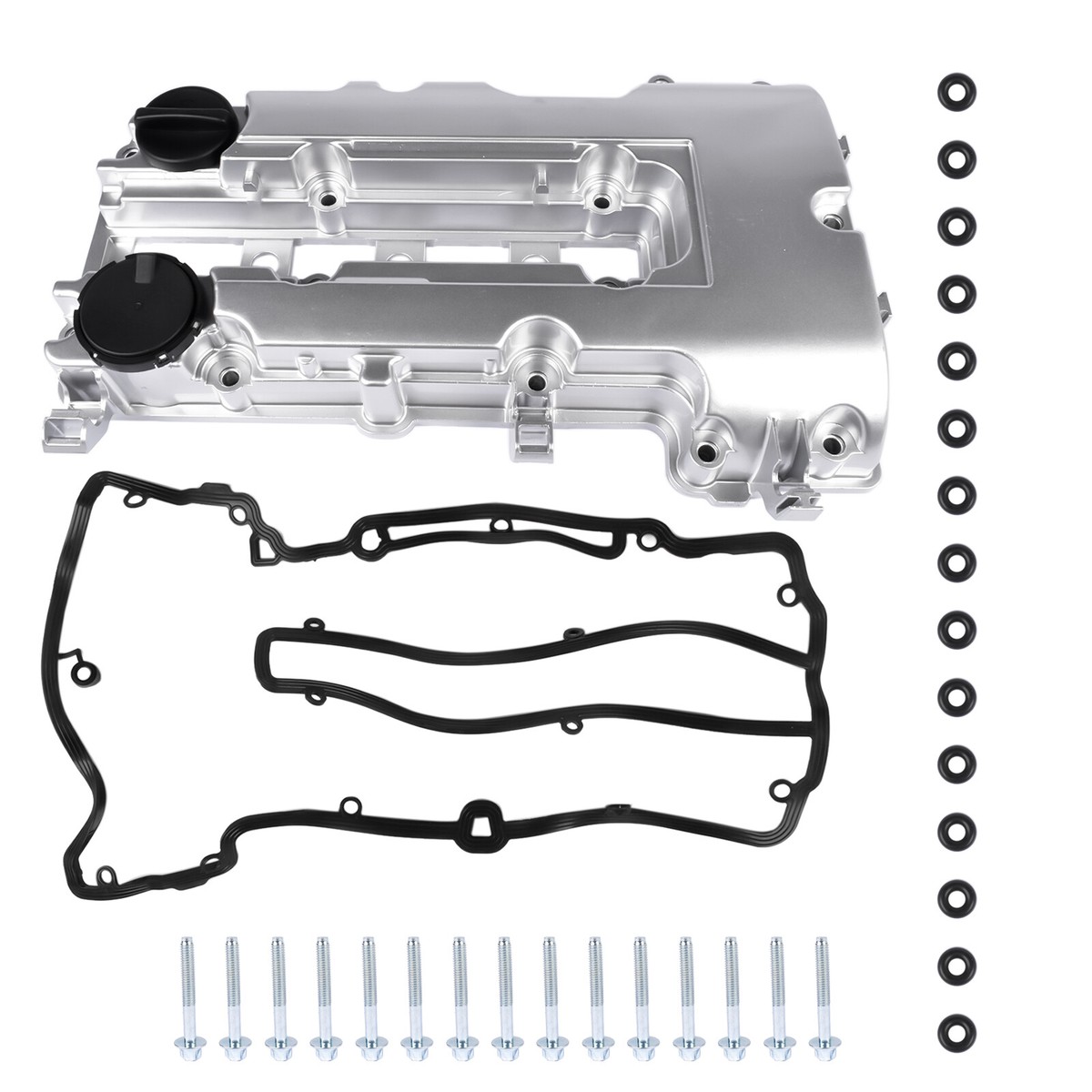 Aluminum Engine Valve Cover w/ Gasket for Chevy Cruze Cadillac ELR