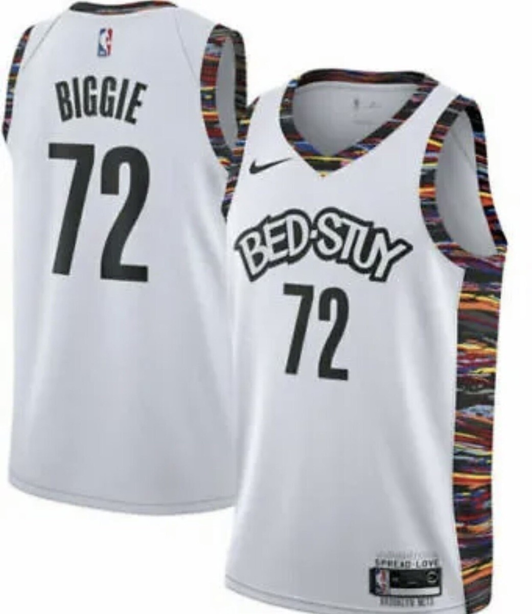 Nike NBA Brooklyn Nets Bed-Stuy #72 Biggie Home Jersey Nike NBA Brooklyn Nets Bed-Stuy #72 Biggie Home Jersey
