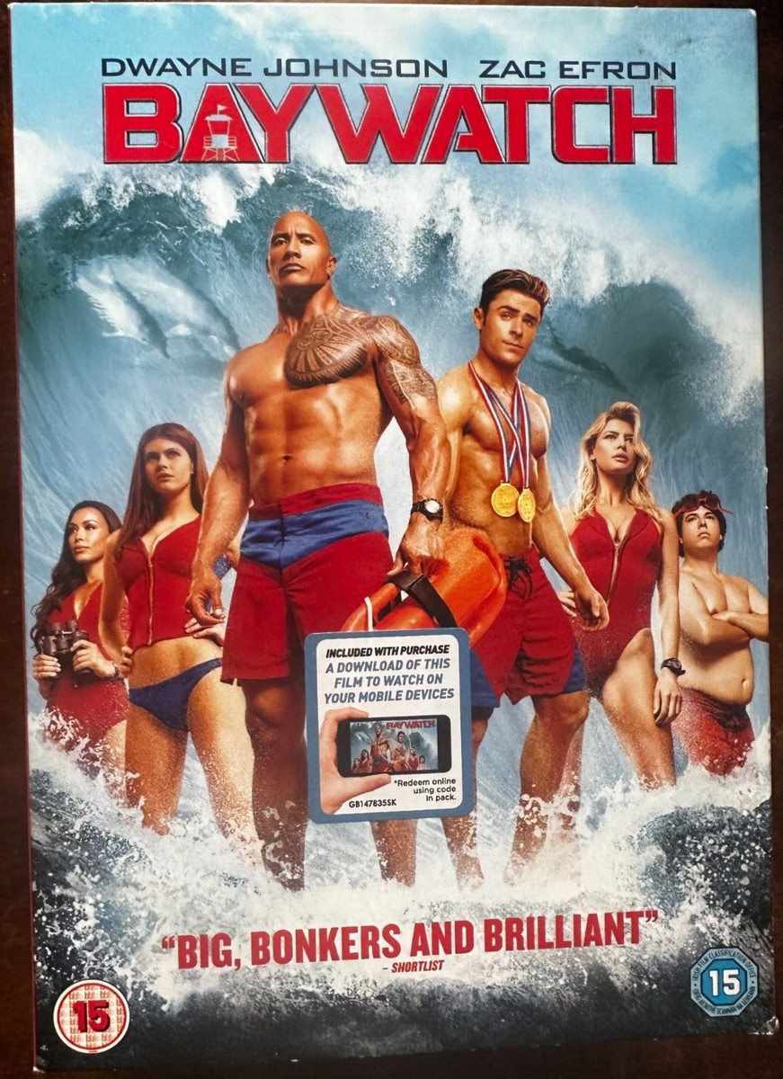 Спасатели Малибу Dvd 2017 Комедия Боевик С Дуэйн Джонсон И Зак.