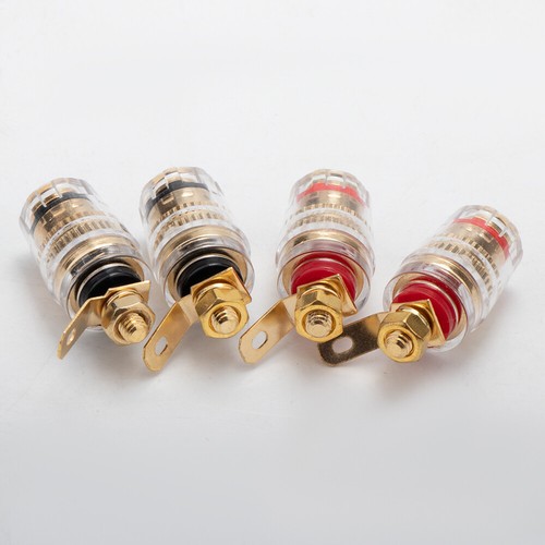 2/4/8PCS Binding Post Banana Plug Brass Socket Speaker Terminal for Amplifier - Picture 14 of 18