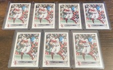 Jack Lopez 2022 Topps Series 2 Rookie RC #418 Boston Red Sox Lot (7)