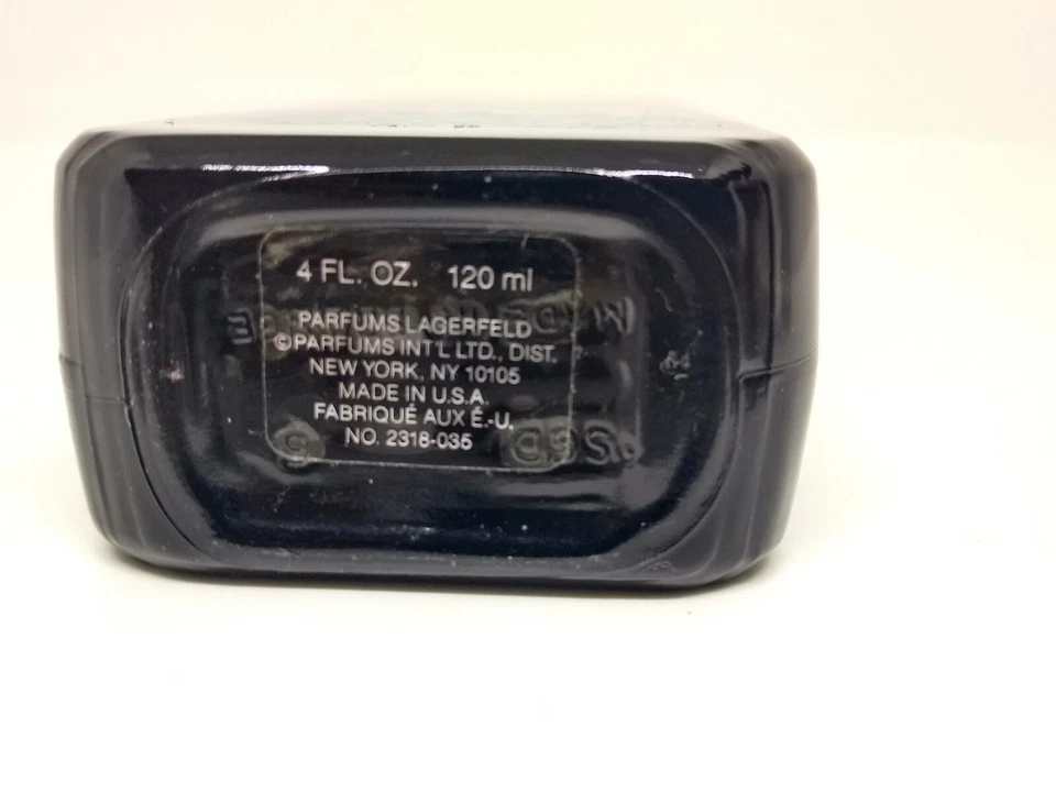Фотография Лагерфельда 4 унции после бритья СУПЕРРЕДКАЯ снятая с производства старая винтажная формула - Изображение 3 из 4