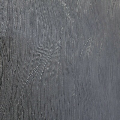 Contemporary Charcoal dark grey faux plaster wave lines textured wallpaper rolls