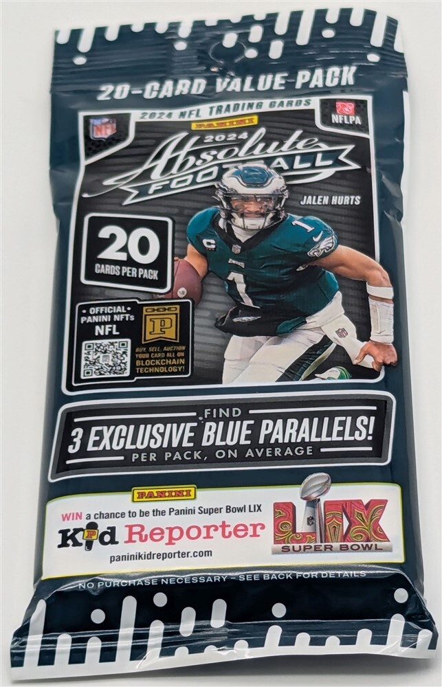 Sealed Fat Cello Value Jumbo Pack 2024 Panini Absolute NFL