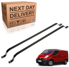 2PCS Fuel Tank Support Straps For Trafic Vauxhall Vivaro 1.9 2.0 2.5 2001-2014