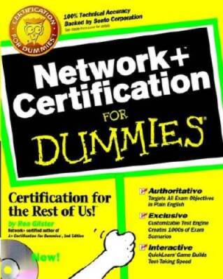Network + Certification For Dummies? - Paperback By Gilster, Ron - VERY GOOD