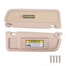 1 Pair Driver Left Passenger Right Sun Visor For 2006-2011 Honda Civic Beige 1 Pair Driver Left Passenger Right Sun Visor For 2006-2011 Honda Civic Beige