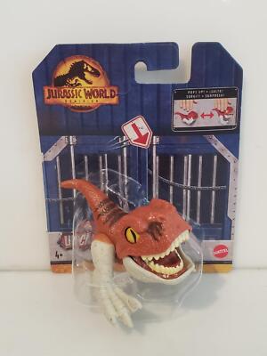 Jurassic World Atrociraptor Snap Squad Uncaged Wild Pop Ups Dinosaur Park Mattel