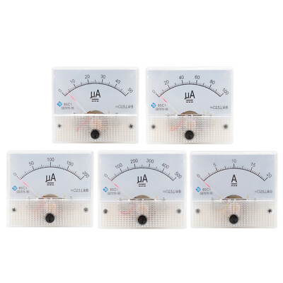 DC 20A Analog-Panel AMP Current Meter Amperemeter Gauge 85C1