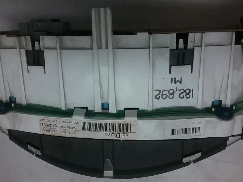 21025091 Speedometer Cluster DOHC SC2 SL2 182892 Miles 00-01 SATURN S SERIES S92 - Изображение 4 из 4