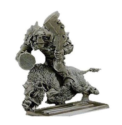 Gamezone Miniatures: Orcs & Goblins - Orc Boar Rider Musician (1)