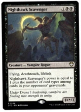 Nighthawk Scavenger 0144 Non Foil Rare Outlaws of Thunder Junction MTG NM