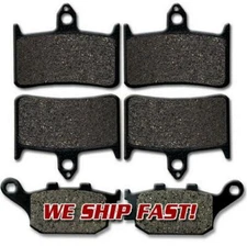 F+R Brake Pads For Honda CB 1000 (1994-1995) VTR 1000 F Super Hawk (1998-2005)