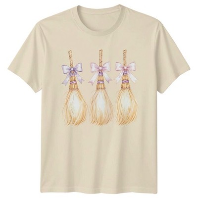 Hexe Besenstiel T-Shirt Hexe Ästhetisch Halloween Geschenk für Sie und Ihn