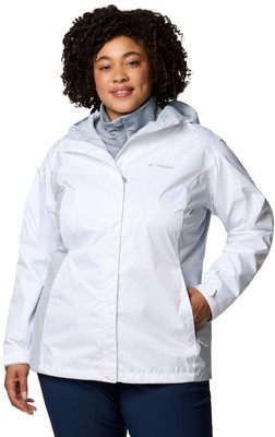 Columbia Women's Arcadia II Rain Jacket White Size Medium