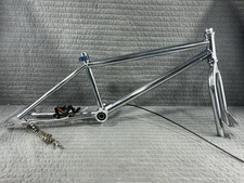 Vintage BMX Chrome Frame & Fork Set w/ U-Brake – Old School Freestyle Race
