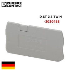 50Pcs/Lot New Terminal Block Accessories  End Plate Baffle D-ST2.5-TWIN-3030488