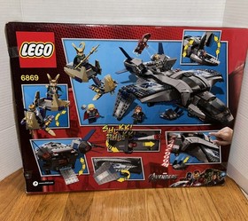 2012 LEGO Marvel Super Heroes Quinjet Aerial Battle Avengers 6869