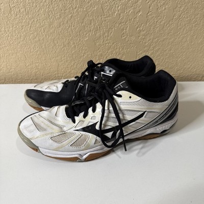Mizuno Womens Wave Hurricane 3 Shoes Volleyball White Size 9.5 FAST SHIPPING