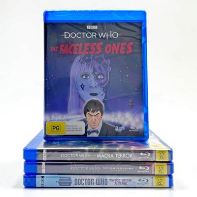 Doctor Who 4x Blu-ray Specials [Faceless Ones, Macra] - Region B, 1080p - New