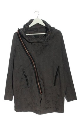 MINIMUM Blouson Damen Jacke Gr. DE 38 hellgrau Casual-Look