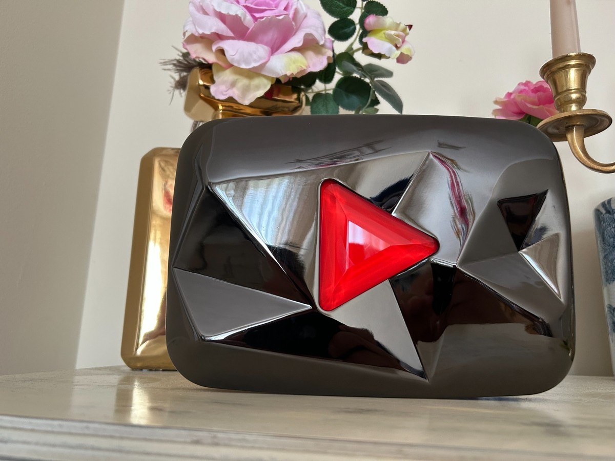 YouTube Red Diamond Play Button 100 million milestone | eBay