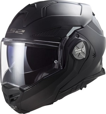 LS2 FF901 Advant X helmet solid matte black with 4X bluetooth communication s...