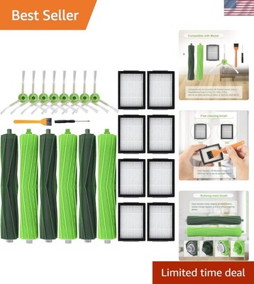 Essential 19-Piece Roomba Replenishment Set - Filters, Brushes & More Included