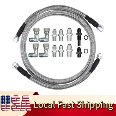 Cooler Hose 6AN Transmission For GM Chevy 4L80E 70'' For Ford C4-C6-AOD
