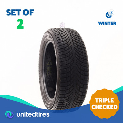 Set of (2) Used 235/55R19 Michelin Latitude Alpin LA2 AO 101H - 6.5/32