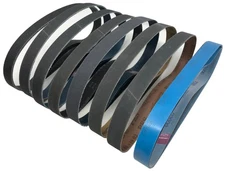 1x30 Sanding Belts 24 Pack Assorted Grits Knife Sharpening Silicon Carbide Alumi