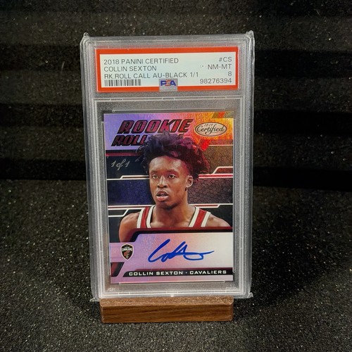 1/1 Auto 2018 Collin Sexton Rookie On Card Auto Panini Certified Psa 8
