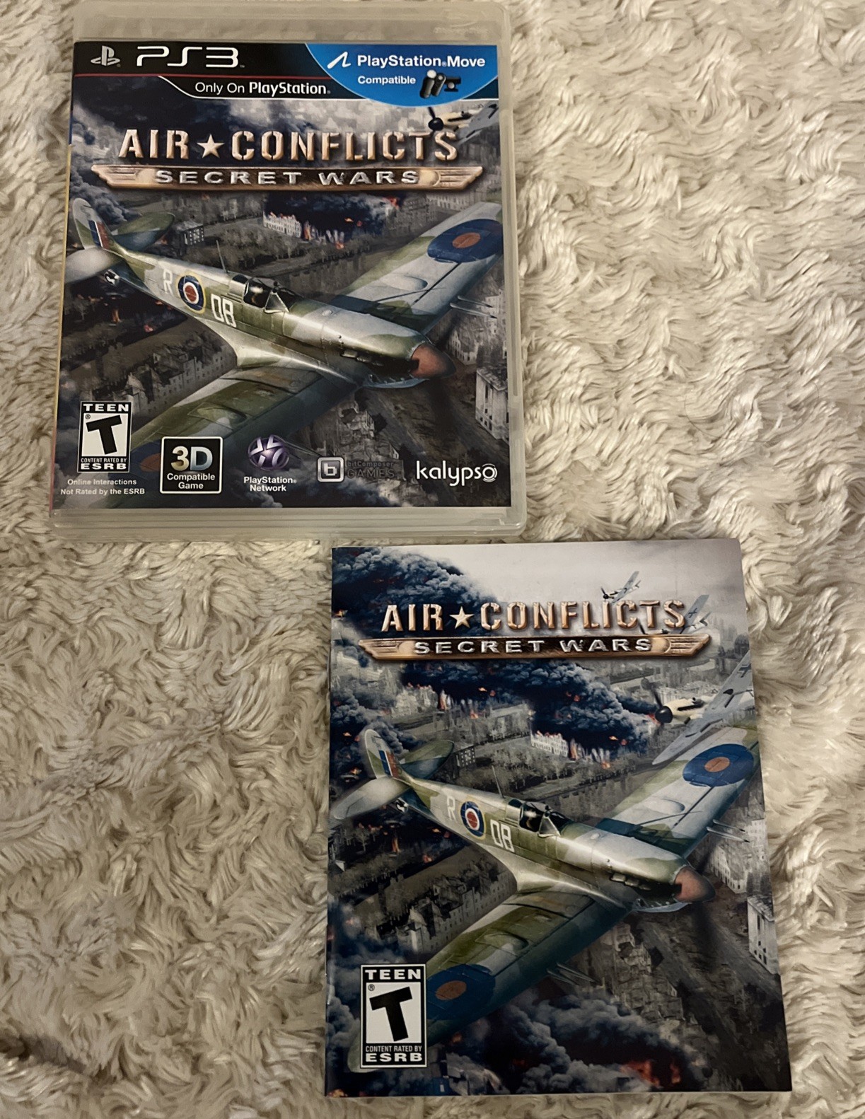 Air Conflicts: Secret Wars PS3 - Complete PS Move compatible PlayStation 3