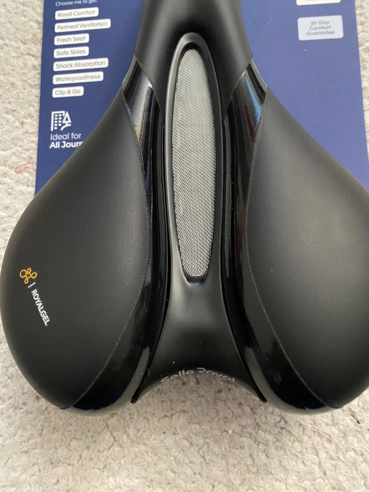 Sillín de bicicleta Selle Royal Respiro moderado Royalgel - negro Foto 2 de 4