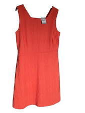 New Orange Stretch Summer Shift Dress  Womens UK Plus Size 18-20 'C53